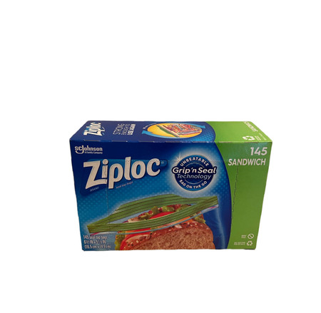 Ziploc Sandwich Bags, 145-Count