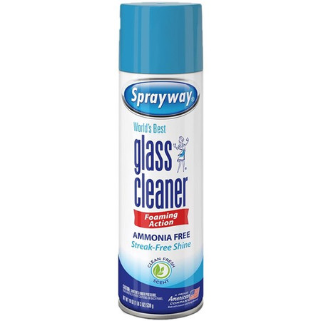 Sprayway Glass Cleaner Foaming Aerosol Spray 19oz Sprayway Glass Cleaner Foaming Aerosol Spray 19oz