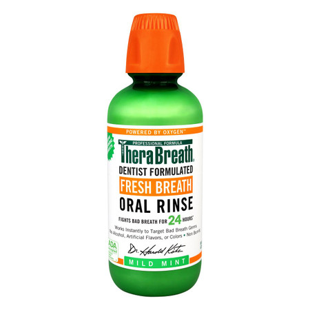 TheraBreath Oral Rinse Mild Mint, 33.81 oz