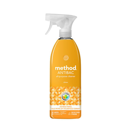 Method Cleaning Products Antibacterial Cleaner Citron Spray Bottle 28 fl oz
