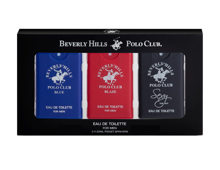 Beverly Hills Polo Club  Men's 3 Piece 20ml EDT Pocket Spray Set Beverly Hills Polo Club  Men's 3 Piece 20ml EDT Pocket Spray Set