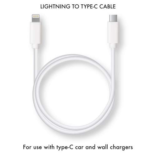 3ft iHip Lightning To Type-C Cable Rubber Finish For iPhone/iPad/iPod