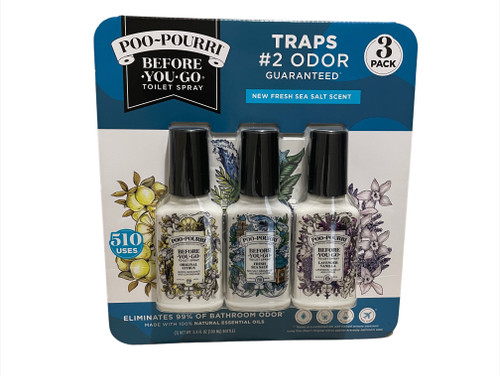 Poo-Pourri Before You Go Toilet Spray, 3 pack, 3.4 oz ea