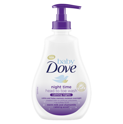 Baby Dove Night Time Head to Toe Wash Calming Nights, 13.5 oz