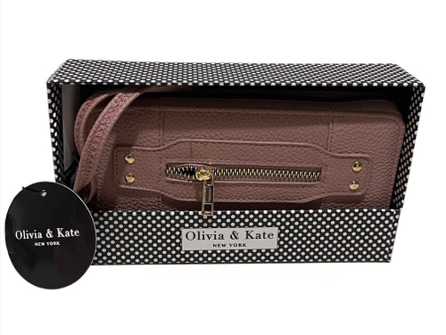 Olivia & Kate New York Dusty Rose Handbag Wallet