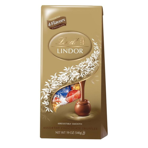 Lindt Lindor Truffles, Assorted, 4 Flavors,  19 Oz