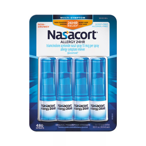 Nasacort Allergy 24HR, 480 Metered Sprays
