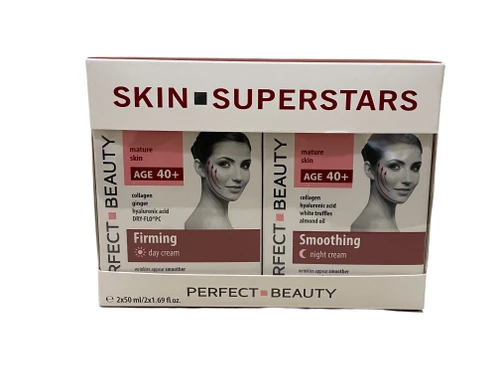 Farmona Perfect Beauty Skin Superstars Day Cream and Night Cream Age 40+
