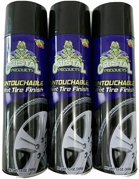 Cristal Products Untouchable Wet Tire Finish 13oz Pack of 3
