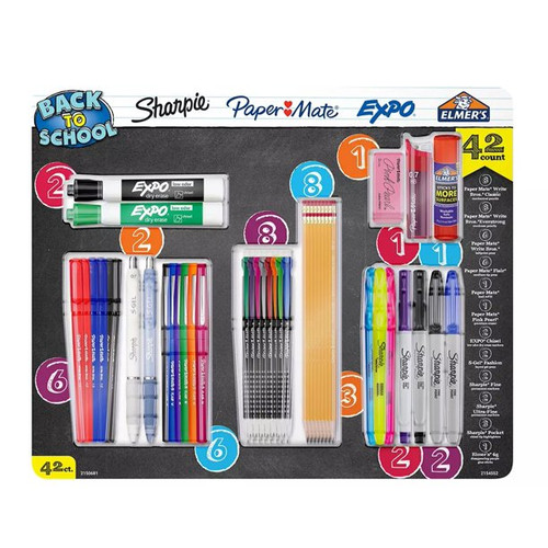 Back to School Sharpie, Expo, Paper Mate, and Elmer's Variety Pack