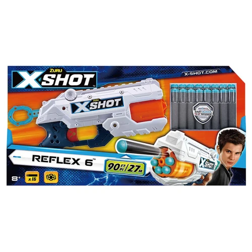 Zuru X-Shot Reflex 6 with 16 Darts