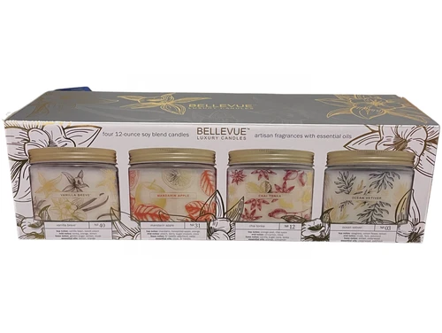 Bellevue Luxury Candles Artisan Fragrances with Essential Oils