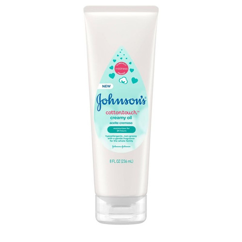 Johnson's Baby Cotton Touch Creamy Oil - 8 fl oz