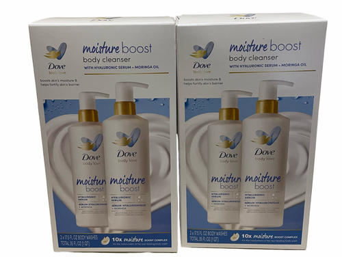 Dove Body Love Moisture Boost Body Wash (17.5 fl. oz., 4 pk.) Free Shipping