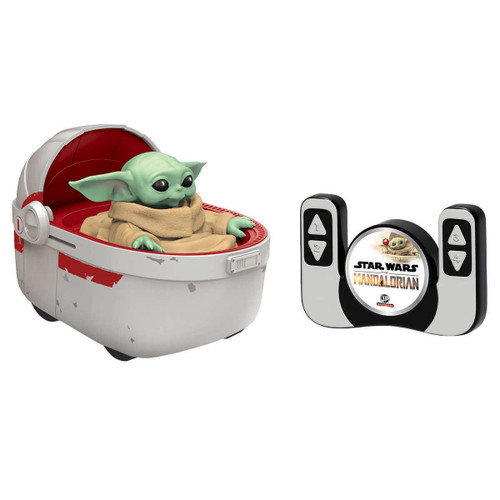 Star Wars The Mandalorian - 9" Radio Control Grogu & The Hover Pram (Free Shipping)