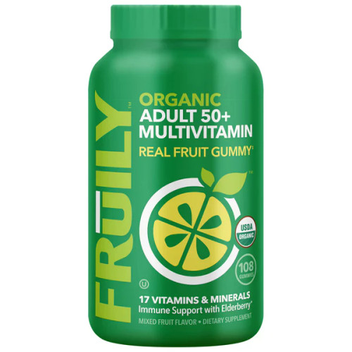 Fruily Organic Adult 50+ Multivitamin 108 count
