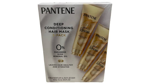 Pantene Miracle Rescue Deep Conditioning Hair Mask 3 Pack, 8 oz ea