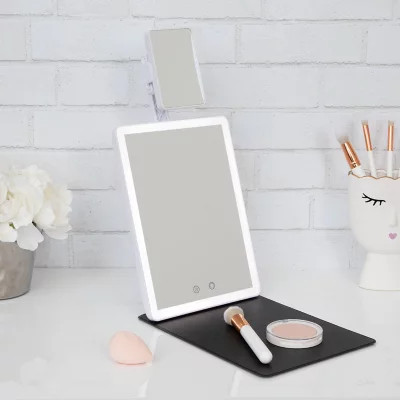 GloTech Portable Beauty Station LED Mirror