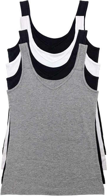 Felina Reversible Cotton Women’s Tank Top 4-Pack