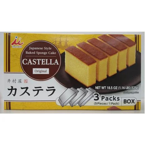 Imuraya, Japanese Style Baked sponge cake, Castella original, 18.5 oz