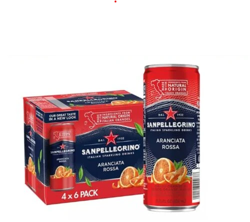 Sanpellegrino Italian sparkling drinks, 6-11.15oz cans