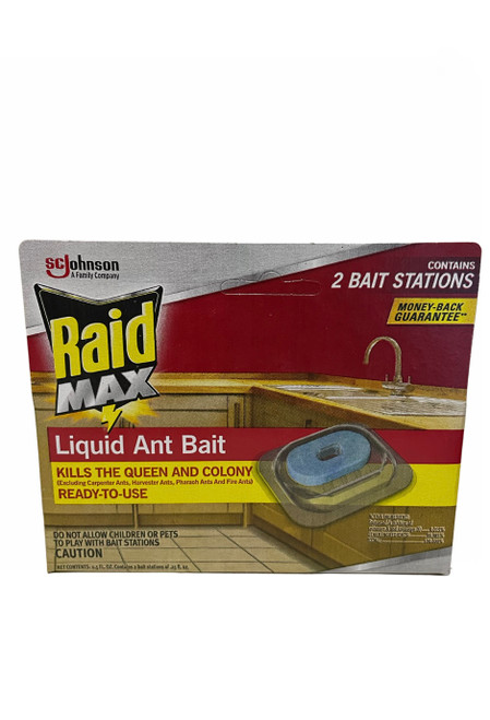 Raid Max Liquid Ant Bait (2 Count Value Pack) Kills the Queen and Colony