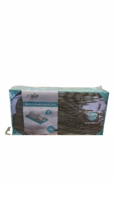 All For Pets 4 Pack Two-Sided Cat Scratcher infused w/ catnip