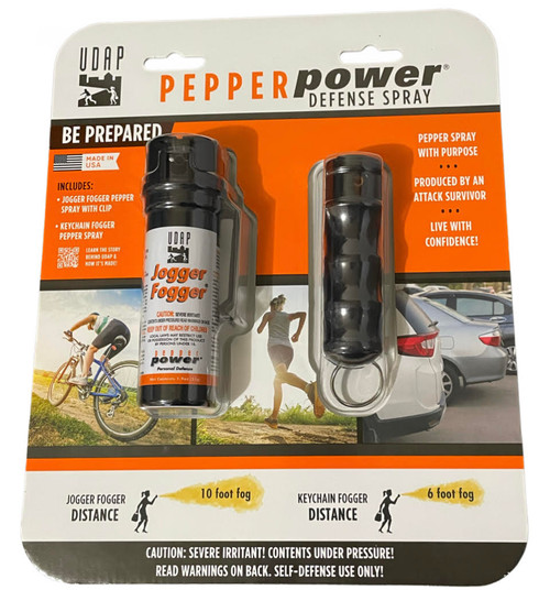 UDAP Pepper Power Jogger Fogger 1.9 oz Defense Spray