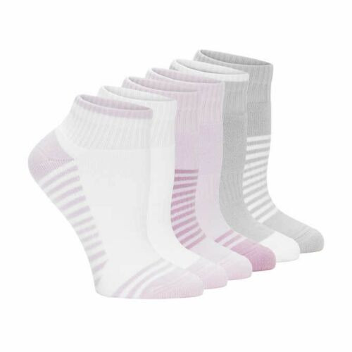 Lemon Women's Ankle Socks Powder Soft, 5-9.5 Shoe Size, 6 Pairs