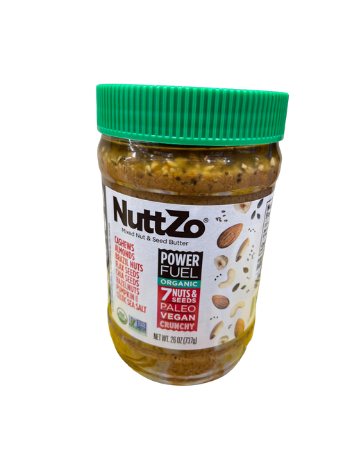 Nuttzo Organic Crunchy 7 Nut & Seed Butter (26 oz)