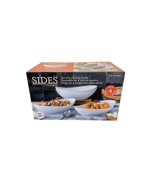 Sides By Overandback Set of 4 Serving bowls