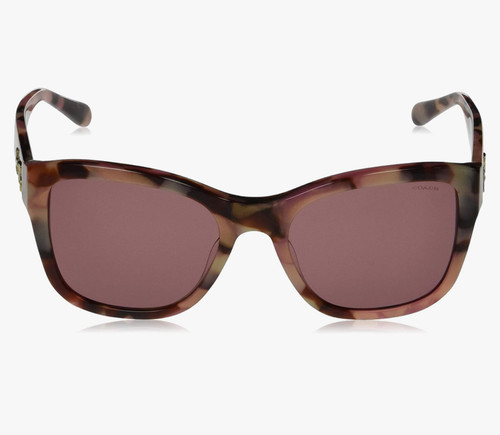 COACH Solid Oxblood Square Ladies Sunglasses