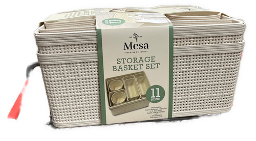 Masa 11PC Storage Basket Set in 6 Sizes