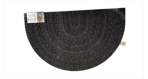 Apache Half Round Antimicrobial Scraper 24" x 39"Mat