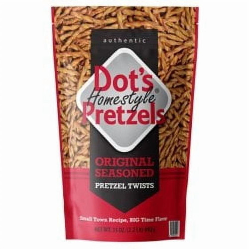 Dot's Homestyle Pretzels Original Seasoned Pretzel Twists Extra Large 35 oz Bag - Front View