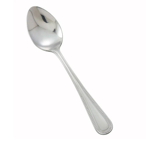 Winco 0005-03 Dots Heavy Weight Mirror Finish Stainless Steel Dinner Spoon (12/Pack)