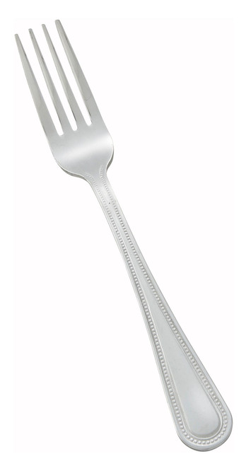 Winco 0005-05 Dots Heavy Weight Mirror Finish Stainless Steel Dinner Fork (12/Pack)