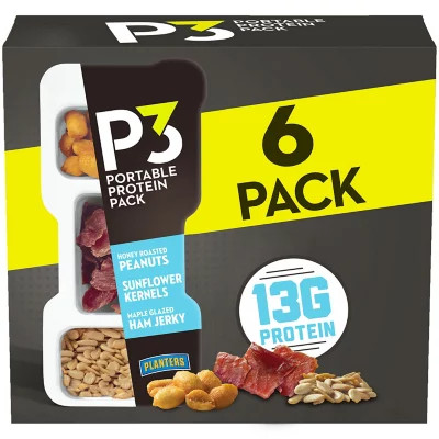 P3 Portable Protein Snack Pack (1.8 oz., 6 pk.)