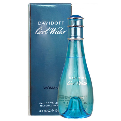 Davidoff Cool Water Eau de Toilette, Perfume for Women, 3.4 Oz