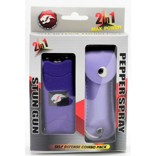 Self Defense Combo (Stun Gun / Pepper Spray) (Variety of Colors)