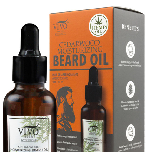 Vivo Per Lei Cedarwood Moisturizing Beard Oil, 1 oz