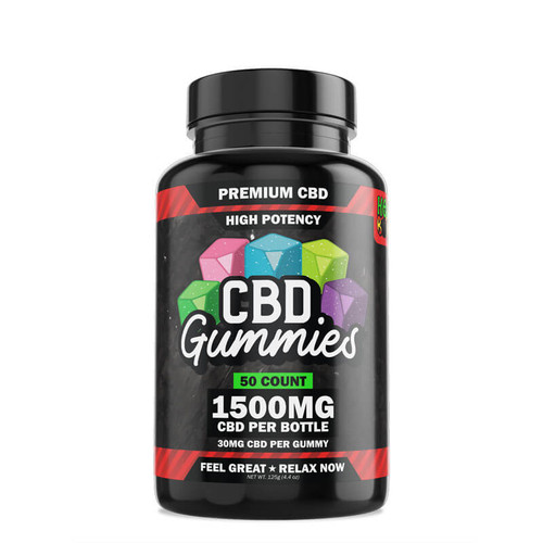 Hemp Bombs CBD Gummies 1500MG, 50 count
