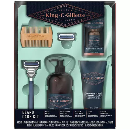 King C. Gillette Shave Care for Men Beard Care Kit