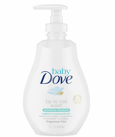 Baby Dove Sensitive Moisture Tip to Toe Baby Wash 13 oz