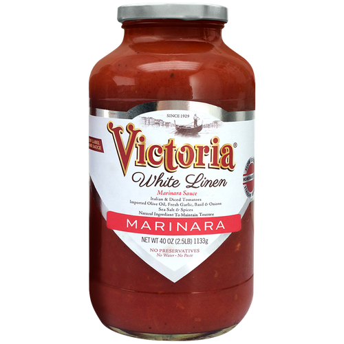Victoria White Linen Marinara Sauce 40 Oz (Pack of 1)