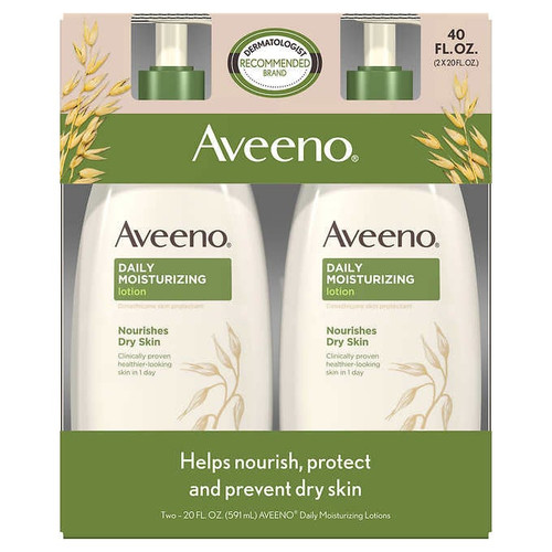 Aveeno Daily Moisturizing Lotion 2 x 20 fl oz. pack