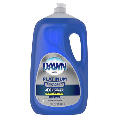 Dawn Platinum Advanced Power Liquid Dish Soap, 90 fl oz