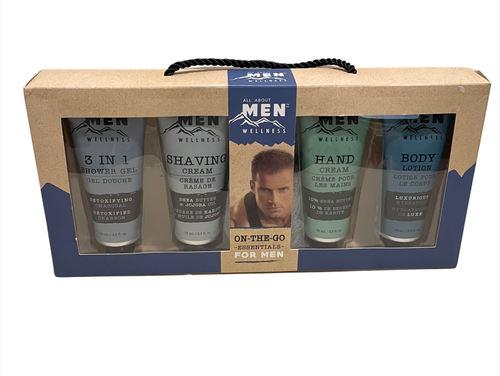 All About Men Wellness On The Go Essentials Gift Set