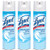LYSOL DISINFECTANT SPRAY, CRISP LINEN SCENT, 3 PACK, 19 OZ