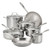 Tramontina 12-Piece Tri-Ply Clad Stainless Steel Cookware Set, with Glass Lids (FREE SHIPPING)